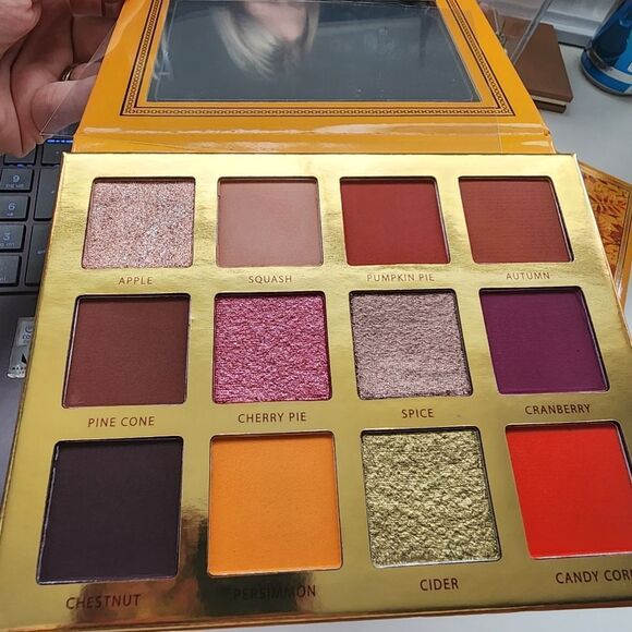 Ace Beauté FALLING FOR YOU EYESHADOW PALETTE 12 SHADES MATTE SHIMMER GLITTER NWT - Picture 5 of 6